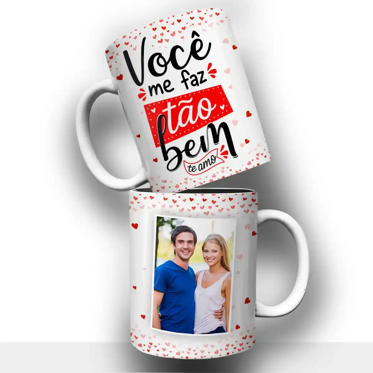 Arte Para Caneca Dia dos Namorados com Foto Você me Faz Tão Bem – Arquivo Digital Sublimação - Imagem 2