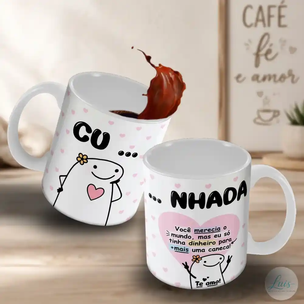 Arte Para Caneca Flork Cunhada – Arquivo Digital Sublimação - Imagem 3